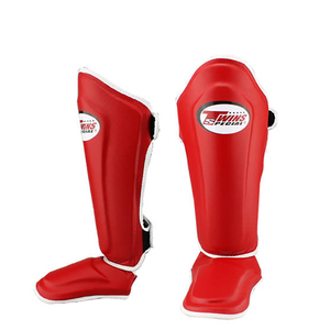 Protectores de Piernas de Cuero con Logotipo Personalizado de Alta Calidad, Protectores de Pies para MMA, Muay Thai, Artes Marciales, Kickboxing, Karate - Product Image 4