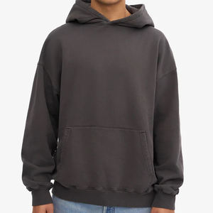 Sweat-shirts à capuche surdimensionnés pour hommes en coton biologique, pull à capuche personnalisé en tissu éponge, sweat-shirt durable pour hommes - Product Image 1