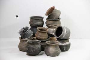 Maceta de Barro Antigua, Surtido de Macetas de Cerámica Vintage, Recipiente Rústico de Terracota, Hecho a Mano, Decoración Tradicional para el Hogar, Pieza Decorativa - Product Image 3