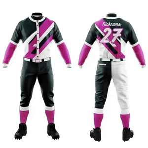 Uniforme de Béisbol Personalizado Profesional para Hombre, Jersey 100% Poliéster Hecho en Pakistán - Product Image 4