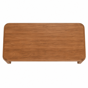 Table à manger rectangulaire en teck scandinave moderne, écologique, imperméable, fabriquée à la main, 8 places, pour appartement ou école - Product Image 4