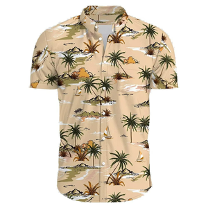 Chemises Hawaïennes Aloha à Manches Courtes Imprimées pour Hommes – Vente en Gros - Product Image 2