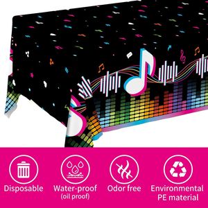 Mantel Desechable para Fiestas Musicales, para Cubrir Mesas en Eventos y Celebraciones - Product Image 2