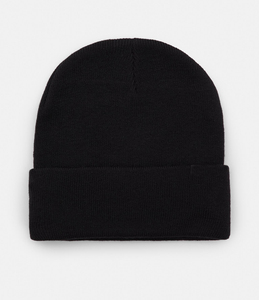 Gorro de Punto Acrílico Unisex de Alta Calidad, Color Sólido, Diseño Casual de Invierno con Borde Plegado, Talla Adulto 56-58CM - Product Image 4