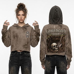 Sweat à capuche pour femme avec motif papillon, esthétique Y2K, streetwear, coupe oversize, en molleton de coton, fabricant de vêtements personnalisés, vente en gros - Product Image 3