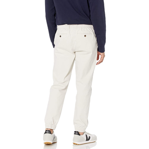 <b>White</b> Sports <b>Joggers</b> for Men High Quality Oxford Fabric Casual Trousers Side Pockets Lightweight Workout Track Pants - Product Image 2