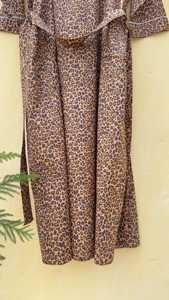Bata Kimono de Algodón con Estampado Animal Rosa para Mujer, Manga Larga, Cierre con Cordón, Secado Rápido, Suave, Transpirable y Ligera - Product Image 6