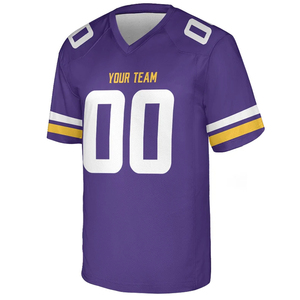 Maillots de football américain élégants de haute qualité, sur mesure, entièrement sublimés, taille XL, chemises et hauts tendance à prix compétitif OEM - Product Image 1