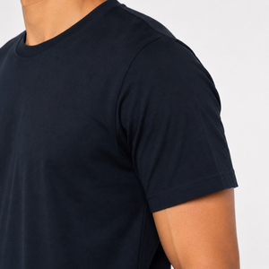 Camiseta de algodón puro para hombre, precio al por mayor, con costuras laterales, manga corta, cuello redondo, corte regular |   Proveedor OEM ODM Bangladesh - Product Image 3