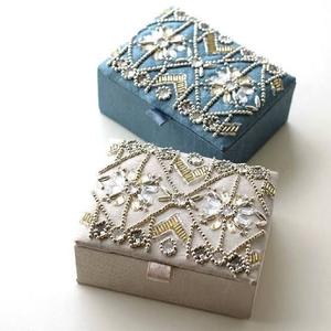 Embroidery <b>Gift</b> <b>Box</b> Affordable Price Handmade Decorative <b>Gift</b> <b>Box</b> for Jewelry Storage Wedding <b>Gifts</b> by Whimsy Art Craft - Product Image 1