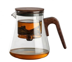 Carafe en verre manuelle portable de grande capacité pour préparer du thé en voiture et en extérieur - Product Image 1