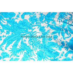 Nouvel Arrivage Tissu en Coton Indien Imprimé Floral à la Main, Motif Ethnique, Doux, pour Confection de Robes et Décoration Intérieure, Vente en Gros - Product Image 4