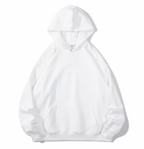 Sudadera con Capucha Negra para Hombre 2026 – Algodón Grueso French Terry, Corte Holgado, Transpirable, OEM - Product Image 2