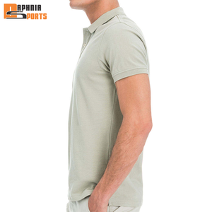 Camiseta Polo de Manga Corta para Hombre DAPHNIA SPORTS, Color Sólido, Transpirable, de Algodón Tejido, Estilo Casual, Corte Regular - Product Image 5