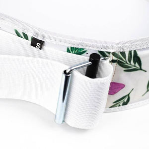 Ceintures de musculation réglables en néoprène avec imprimé floral pour la musculation, l'entraînement en force, unisexe, respirantes, fermeture à boucle - Product Image 3
