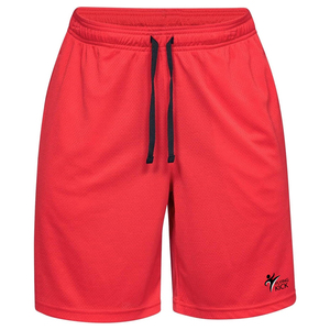 Shorts de sport personnalisés de haute qualité 100% coton, design de logo personnalisé, style fitness avec motif uni, poches, tissu en maille - Product Image 4