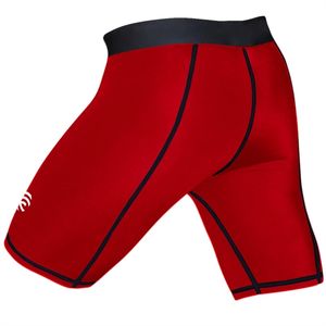 Short de compression unisexe avec poche pour coupe-frisbee - Rouge - Product Image 2