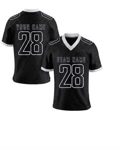 Camiseta de Fútbol Rosa de Alta Calidad, Cuello en V, Manga Corta, Nombre del Equipo Personalizado Sublimado, Ropa Deportiva Transpirable de Poliéster - Product Image 3