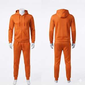 <b>Men's</b> Premium Sports Tracksuit Set Lightweight Full Sleeve <b>Zip</b> <b>Jacket</b> with Matching Track Pants for Running Gym Exercise - Product Image 5
