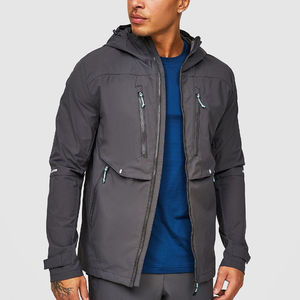 Custom Design Breathable Plus Size Windbreaker <b>Jacket</b> with Print <b>Pattern</b> Cotton Filled OEM Service From Pakistan for Men - Product Image 4