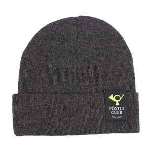 หมวกบีนนี่ผ้าฝ้ายผู้ชายแบบกำหนดเองยอดนิยมพร้อมป้ายทอ - Product Image 1