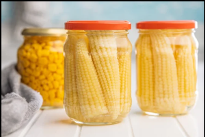 Cornichons de maïs bébé acidifiés de qualité supérieure - Légumes conservés de qualité export du Tamil Nadu - Product Image 4