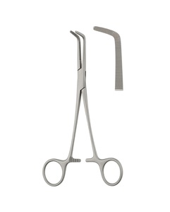 Pinces hémostatiques à angle droit en acier inoxydable, instrument chirurgical pour la chirurgie générale, certifié CE Classe I - Product Image 2