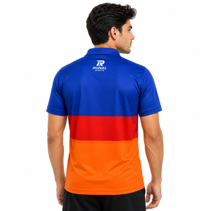 เสื้อโปโลผู้ชายผ้าฝ้ายแท้ 100% เป็นมิตรกับสิ่งแวดล้อม ขายส่ง พร้อมโลโก้แบบกำหนดเอง ดีไซน์กอล์ฟ ระบายอากาศได้ดี - Product Image 4