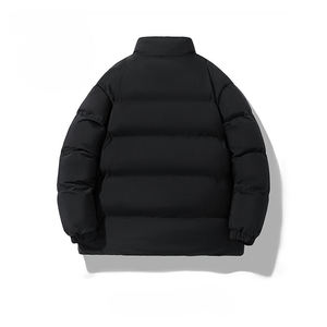 Chaqueta Acolchada con Capucha y Cuello Alto Personalizada para Hombre, Chaqueta de Invierno Cálida y Acolchada de Poliéster Premium de Secado Rápido, Estilo Urbano Informal para Exteriores, OEM - Product Image 5