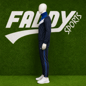 Ensemble de survêtement personnalisé pour homme avec fermeture éclair intégrale, tenue de sport respirante pour le jogging, l'entraînement, la gym et le fitness, ensemble deux pièces - Product Image 5