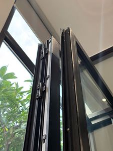 Puerta Exterior de Aluminio para Balcón o Patio, Puerta Plegable de Aluminio con Vidrio Bajo Emisivo - Product Image 4