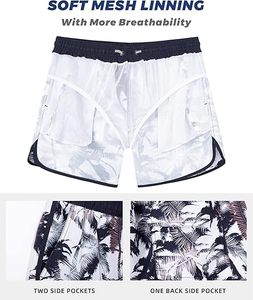 Pantalones Cortos Deportivos Sublimados Transpirables con Rayas y Logotipo Personalizado, Cintura Baja, Ligeros, para Hombre, Equipo Deportivo Profesional 2026 - Product Image 6