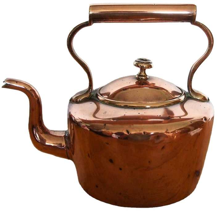 銅ハンドル付き銅ティーポットケトル銅製品アーユルヴェーダ健康上の 