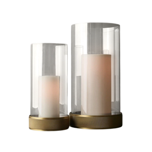 Clear Glass Cylinder and Pillar Candle for Home Decoration <b>Black</b> Stand Holder Wedding Table Candle Stand Designer Holder - Product Image 2