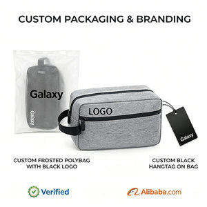 Customized Large Capacity Travel Cosmetic Bag Waterproof Makeup Pouch Toiletry Organizer with Logo - Product Image 3