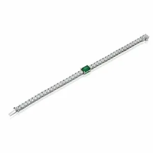 Pulsera de Diamantes TISHYA DIAMOND de 6.50 Ct, Chapada en Oro Amarillo de 14K, Estilo Vintage para Mujer, Certificada por IGI - Product Image 3