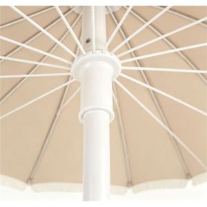 Ombrellone da Spiaggia Boho con Frange e Nappe, 7 Piedi, Inclinazione Regolabile a 30°, 2 Sezioni in Metallo, Portatile, Raggio 1m - Product Image 3