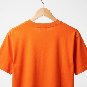 Red Organic Cotton <b>Men</b> T <b>Shirt</b> Blank Crew Neck Half Sleeve Casual Tee <b>Silk</b> Screen Printing Oversized Custom Logo Streetwear - Product Image 1
