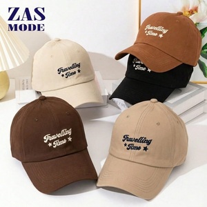 Hat Manufacturer Custom Fashion Unisex Embroidery logo 6 Panel Curve Brim Fitted Baseball Cap Made in Bangladesh - Product Image 1