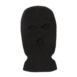 หมวกไหมพรมถักแบบมีรูสำหรับ2025หมวกบีนนี่หมวกหน้ากากถัก3รูดีไซน์ตามสั่ง - Product Image 2