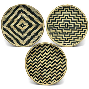 Wholesale bamboo <b>trays</b> for party serving & wall decor top selling natural weaved <b>storage</b> <b>tray</b> - Product Image 5