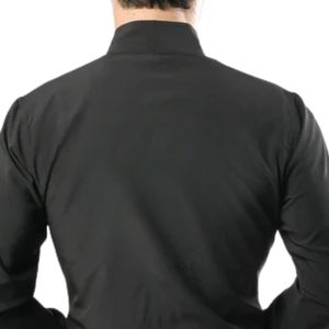 All Sport Men <b>Jacket</b> Black Color Lightweight Windproof Breathable <b>Zip</b>-<b>Up</b> Athletic Casual Outdoor Running Training Sports <b>Jacket</b> - Product Image 5