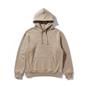Sudadera con capucha lisa al por mayor, con logo personalizado, para hombre, con estampado de espuma, unisex, de forro polar, estilo urbano, para dropshipping - Product Image 1