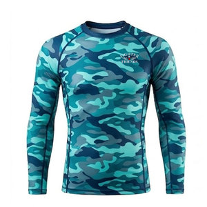 Camiseta Deportiva de Compresión para Hombre, Manga Larga, Estilo Rash Guard para BJJ, Ideal para Deportes Activos y Entrenamiento en el Gimnasio - Product Image 2