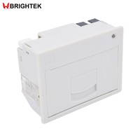 Impresora Térmica de Panel BRIGHTEK WH-E43 de 58 mm con Interfaz RS232/TTL, 203 DPI, 1 Año de Garantía, Compatible con Códigos de Barras, Blanco y Negro, en Stock