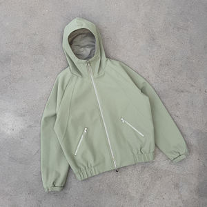 Wholesale Manufacturer for Men Waffle Knit Long Sleeve Boxy Fit Hoodie <b>Zip</b> <b>Ups</b> - Product Image 1