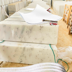 Dalle mince en marbre blanc pur poli, imperméable, écologique, durable, moderne, pour salle de bain, cuisine, appartement, villa - Product Image 5