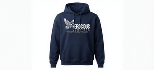 Sweat-shirt à capuche graphique Aigle Féroce Personnalisé Noir Oversize Streetwear Décontracté Athlétique Homme Femme Vente en Gros OEM - Product Image 2