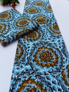 Premium African Ankara Wax Print Cotton Fabric for Clothing Sewing Crafts and Fashion by Hitjem Export Island Supplier - Product Image 3