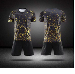 Red Dragon Print Soccer Jersey Set Men's Short Sleeve Moisture Wicking Polyester Uniform All Seasons Adult Size - Product Image 3